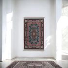 Strojno izdelana svilena preproga SILKEN 70x110 akrilna turška preproga