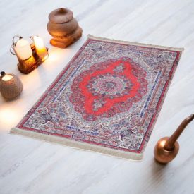   Strojno izdelana svilena preproga SILKEN 70x110 akrilna turška preproga