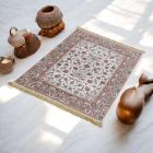 Strojno izdelana svilena preproga SILKEN 70x110 akrilna turška preproga