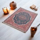 Strojno izdelana svilena preproga SILKEN 70x110 akrilna turška preproga