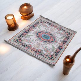   Strojno izdelana svilena preproga SILKEN 70x110 akrilna turška preproga