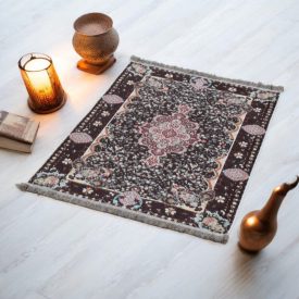   Strojno izdelana svilena preproga SILKEN 70x110 akrilna turška preproga