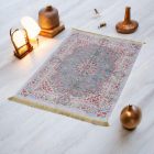 SILKEN preproga 70x110 cm – tanka turška preproga iz akrila s svilnatim videzom