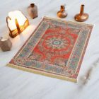 Strojno izdelana svilena preproga SILKEN 70x110 akrilna turška preproga