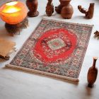 Strojno izdelana svilena preproga SILKEN 70x110 akrilna turška preproga