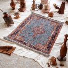 Strojno izdelana svilena preproga SILKEN 70x110 akrilna turška preproga