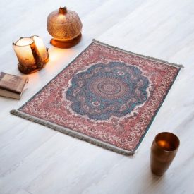   Strojno izdelana svilena preproga SILKEN 70x110 akrilna turška preproga