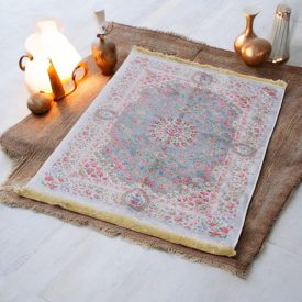   Strojno izdelana svilena preproga SILKEN 70x110 akrilna turška preproga