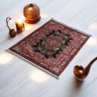 Strojno izdelana svilena preproga SILKEN 70x110 akrilna turška preproga