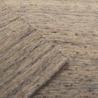 Debela volnena preproga 170x187 enobarvna preproga za dnevno sobo