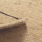 Debela volnena preproga 60x106 enobarvna preproga za dnevno sobo