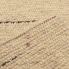 Debela volnena preproga 60x107 enobarvna preproga za dnevno sobo