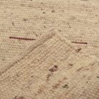 Debela volnena preproga 60x107 enobarvna preproga za dnevno sobo