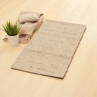 Debela volnena preproga 60x107 enobarvna preproga za dnevno sobo