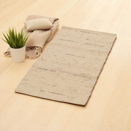 Debela volnena preproga 60x107 enobarvna preproga za dnevno sobo