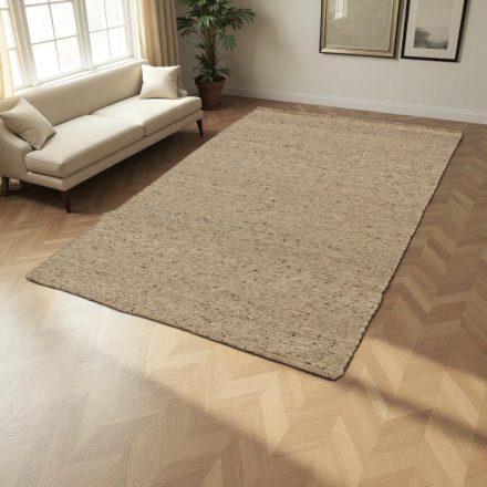 Debela volnena preproga siva 160x250 moderna volnena preproga