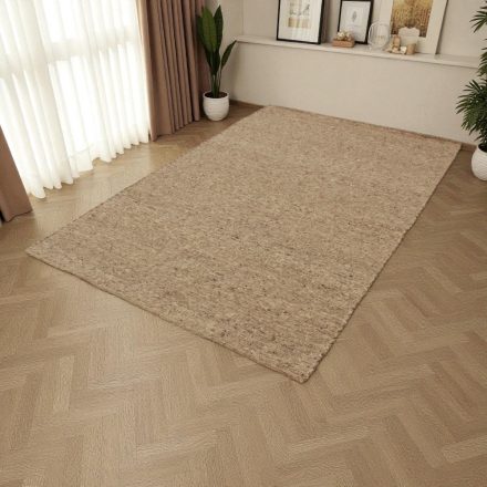 Debela volnena preproga szürke 160x250 enobarvna preproga za dnevno sobo