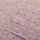 Debela volnena preproga siva 250x350 velika preproga za dnevno sobo