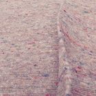 Debela volnena preproga siva 250x350 velika preproga za dnevno sobo