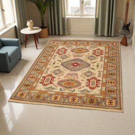 Kazak preproga 124x175 Ročno vozlana orientalska preproga