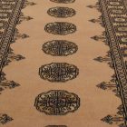 Tekač preproga bež Bokhara 244x78 ročno vozlana pakistanska preproga