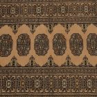 Tekač preproga bež Bokhara 244x80 ročno vozlana pakistanska preproga