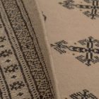 Pakistanska preproga bež Bokhara 194x140 ročno vozlana preproga