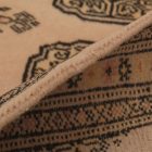 Tekač preproga bež Bokhara 190x64 ročno vozlana pakistanska preproga