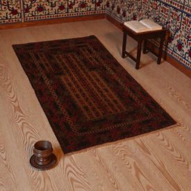   Molitvena preproga Mushwani 87x131 ročno vozlana nomadska preproga