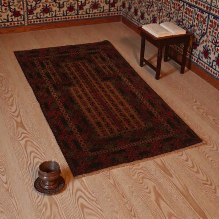 Molitvena preproga Mushwani 87x131 ročno vozlana nomadska preproga