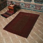 Molitvena preproga Mushwani 93x129 ročno vozlana nomadska preproga