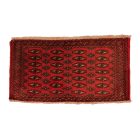 Turkmen preproga Balisht Nakhsha 51x100 ročno vozlana majhna preproga