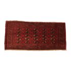 Turkmen preproga Balisht Nakhsha 46x100 ročno vozlana majhna preproga