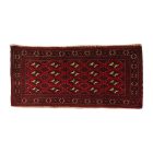 Turkmen preproga Balisht Nakhsha 44x94 ročno vozlana avtentična preproga