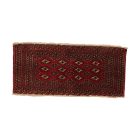 Turkmen preproga Balisht Nakhsha 46x104 ročno vozlana avtentična preproga