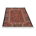 Svilena preproga Baharan 100x150 cm – kobaltno modra viskozna preproga iz Irana
