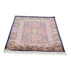 Svilena preproga Baharan 100x150 cm – kobaltno modra viskozna preproga iz Irana