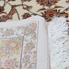 Svilena preproga Parnian bež 120x180 visokokakovostna viskozna svilena preproga iz Irana