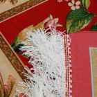 Svilena preproga motiv Drevesa življenja bordó 80x120 visokokakovostna viskozna svilena preproga iz Irana