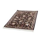 Svilena preproga Lov modra 100x150 Iranska svilena preproga iz viskoze