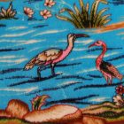 Svilena preproga Nazhivan bež 100x150 perzijska preproga iz viskozne svile