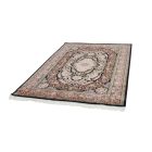 Svilena preproga Nasrin modra 150x225 visokokakovostna viskozna svilena preproga iz Irana