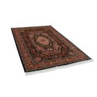 Svilena preproga Nasrin modra 150x225 visokokakovostna viskozna svilena preproga iz Irana