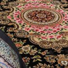 Svilena preproga Nasrin modra 150x225 visokokakovostna viskozna svilena preproga iz Irana