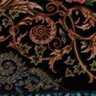 Svilena preproga Nasrin modra 150x225 visokokakovostna viskozna svilena preproga iz Irana