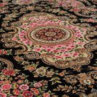 Svilena preproga Nasrin modra 150x225 visokokakovostna viskozna svilena preproga iz Irana