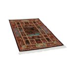 Svilena preproga Golrokh modra 100x150 Iranska svilena preproga iz viskoze