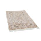 Svilena preproga Helya cream 100x150 visokokakovostna viskozna svilena preproga iz Irana