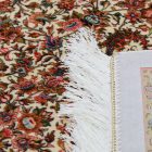 Svilena preproga Helya cream 100x150 visokokakovostna viskozna svilena preproga iz Irana