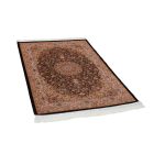 Svilena preproga Helya modra 100x150 perzijska preproga iz viskozne svile